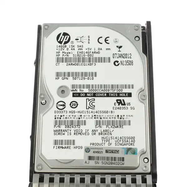 هارد اچ پی سرور 146GB 15K